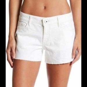 NWT Renee Alpine White Denim Cut Off Stretch Jeans Shorts Eco DLPRO Size 31